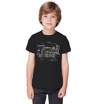 Obrázek 1 produktu Dětské tričko Patent Lokomotivy H. K. Adamse