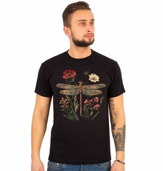 Obrázek 1 produktu Pánské tričko Zlatá Vážka a Divoké Květy