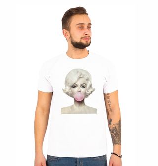 Obrázek 1 produktu Pánské tričko Marilyn Monroe s žvýkačkou (Velikost: L)