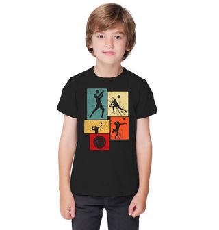Obrázek 1 produktu Dětské tričko Retro Volejbalový Zápas