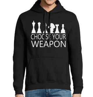 Obrázek 1 produktu Pánská mikina Šachy Vyber si Svou Zbraň Choose Your Weapon