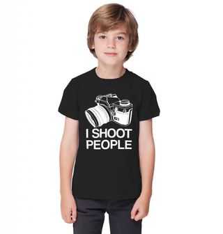 Obrázek 1 produktu Dětské tričko I shoot people "Fotím/Střílím lidi."