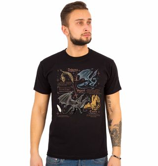 Obrázek 1 produktu Pánské tričko Draci Tairn, Sgaeyl a Andarna Fourth Wing Dragons