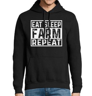 Obrázek 1 produktu Pánská mikina Jez Spi Farmař a Opakuj Eat Sleep Farm Repeat