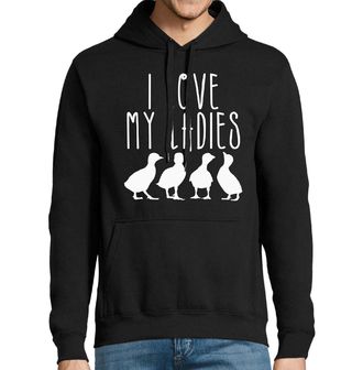 Obrázek 1 produktu Pánská mikina Miluju svoje Kachní Dámy I Love My Ladies
