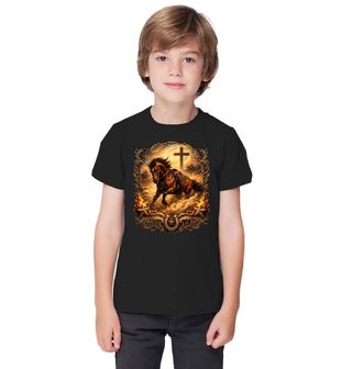 Obrázek 1 produktu Dětské tričko Kůň Víry a Svobody Quarter Horse
