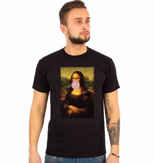 Obrázek 1 produktu Pánské tričko Mona Lisa a Žvýkačka (Velikost: M)