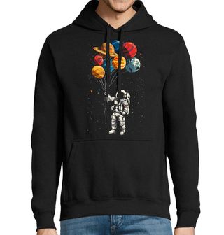 Obrázek 1 produktu Pánská mikina Astronaut s Vesmírnými Balónky