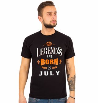 Obrázek 1 produktu Pánské tričko Legendy se rodí v Červenci! Legends are born in July