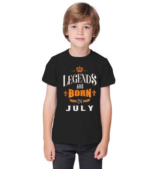 Obrázek 1 produktu Dětské tričko Legendy se rodí v Červenci! Legends are born in July