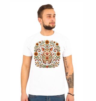 Obrázek 1 produktu Pánské tričko Prasátko z Farmy Folk