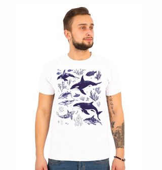 Obrázek 1 produktu Pánské tričko Kosatky v Hlubinách Moře
