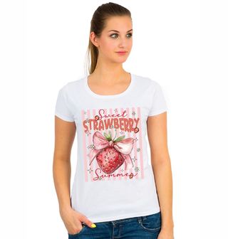 Obrázek 1 produktu Dámské tričko Sladká Jahoda Sweet Strawberry Summer