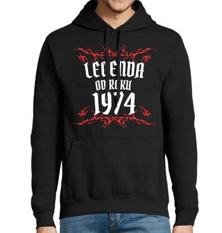 Obrázek 1 produktu Pánská mikina Metalová Legenda od Roku 1974
