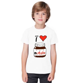 Obrázek 1 produktu Dětské tričko Miluju Nutellu "I love Nutella"