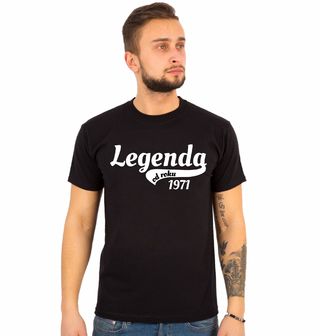Obrázek 1 produktu Pánské tričko Nezapomenutelná Legenda od Roku 1971