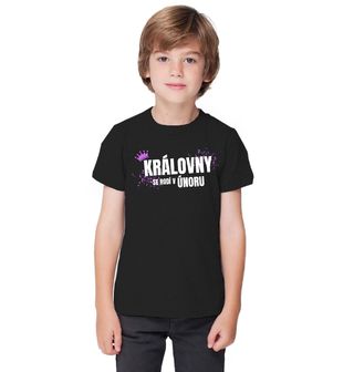 Obrázek 1 produktu Dětské tričko Královny se Rodí v Únoru