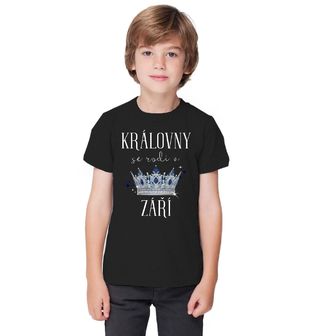 Obrázek 1 produktu Dětské tričko Královny s Korunou se Rodí v Září
