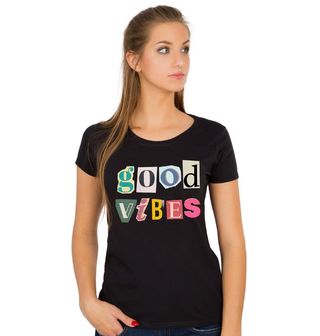 Obrázek 1 produktu Dámské tričko Dobrá Nálada Good Vibes