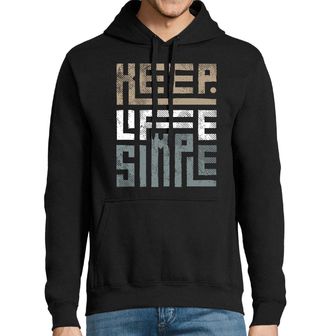 Obrázek 1 produktu Pánská mikina V Jednoduchosti je Krása Keep It Simple