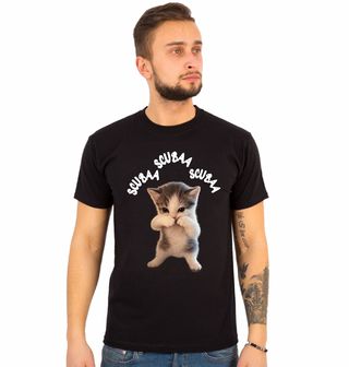 Obrázek 1 produktu Pánské tričko Kočka Meme Scubaa