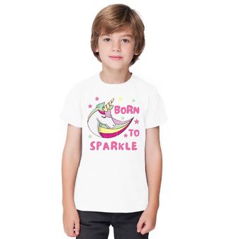 Obrázek 1 produktu Dětské tričko Jednorožčí Záře Born to Sparkle