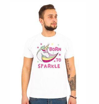 Obrázek 1 produktu Pánské tričko Jednorožčí Záře Born to Sparkle