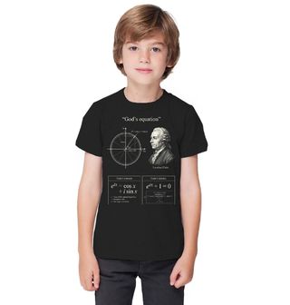 Obrázek 1 produktu Dětské tričko Leonhard Euler God’s Equation