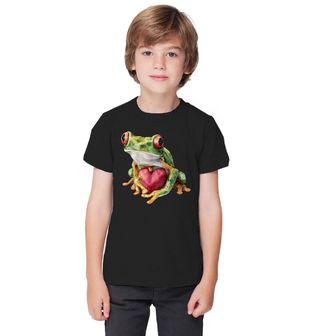 Obrázek 1 produktu Dětské tričko Žába se Srdcem