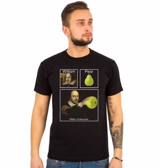 Obrázek 1 produktu Pánské tričko William Shakespear Hruška