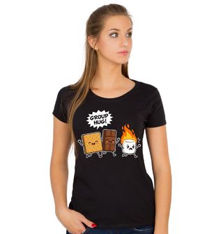 Obrázek 1 produktu Dámské tričko Skupinové Objetí Group Hug S'mores