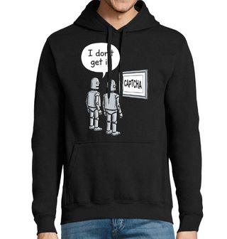 Obrázek 1 produktu Pánská mikina Zmatení Roboti CAPTCHA Nechápu To I Don't Get it