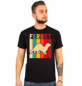 Obrázek 1 produktu Pánské tričko Barevná Fretka Ferret