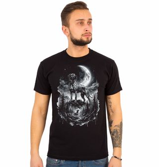 Obrázek 1 produktu Pánské tričko Rhodéský Ridgeback pod Měsíční Oblohou