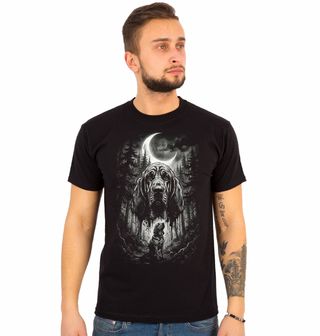 Obrázek 1 produktu Pánské tričko Bloodhound v Nočním Lese