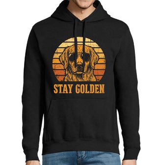 Obrázek 1 produktu Pánská mikina Zlatý Retrívr se Slunečními Brýlemi Stay Golden