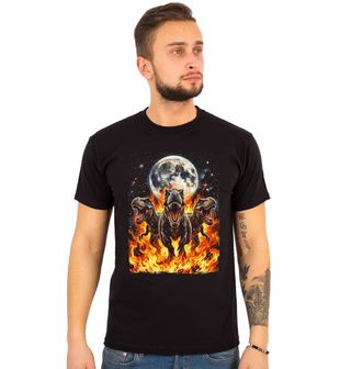 Obrázek 1 produktu Pánské tričko Dinosauři pod Úplňkem