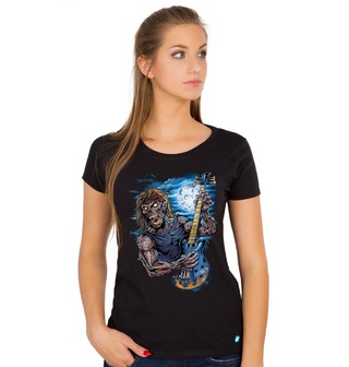 Obrázek 1 produktu Dámské tričko Metal Zombie Kytarista při Úplňku Povstal