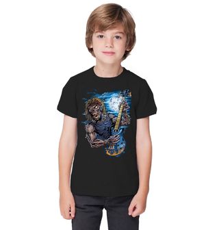 Obrázek 1 produktu Dětské tričko Metal Zombie Kytarista při Úplňku Povstal