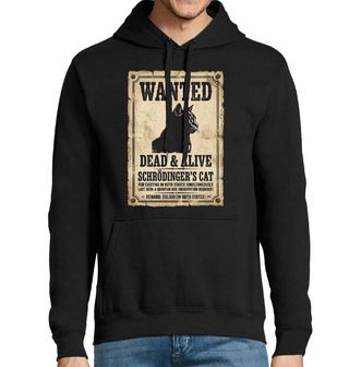 Obrázek 1 produktu Pánská mikina Hledaná Schrödingerova Kočka WANTED