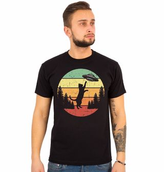 Obrázek 1 produktu Pánské tričko Retro Kočka a UFO