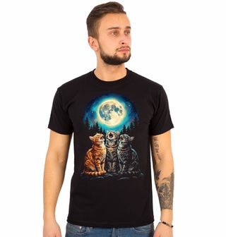 Obrázek 1 produktu Pánské tričko Kočky pod Úplňkem