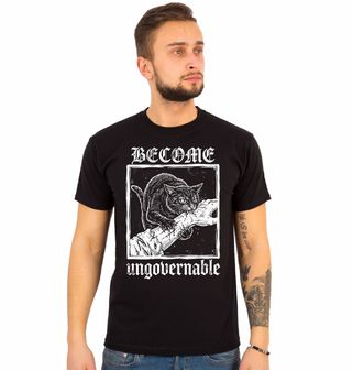 Obrázek 1 produktu Pánské tričko Agresivní Kočka Become Ungovernable