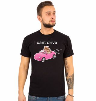 Obrázek 1 produktu Pánské tričko Řidič Křeček Neumím Řídit I Can't Drive