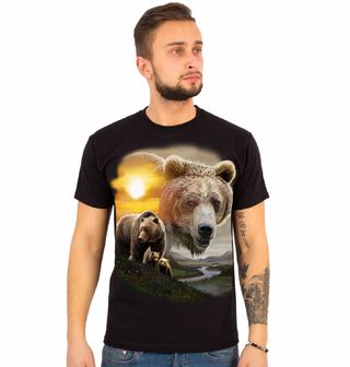Obrázek 1 produktu Pánské tričko Medvěd Grizzly