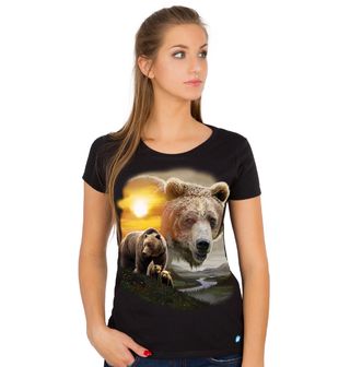 Obrázek 1 produktu Dámské tričko Medvěd Grizzly