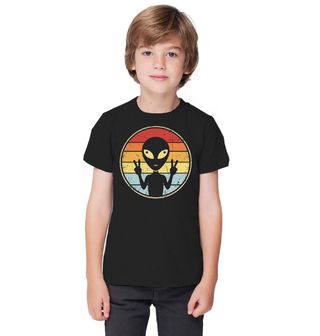 Obrázek 1 produktu Dětské tričko Retro Mimozemšťan Peace