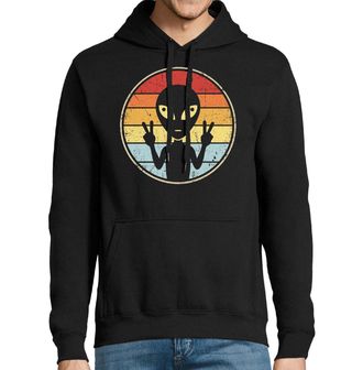 Obrázek 1 produktu Pánská mikina Retro Mimozemšťan Peace