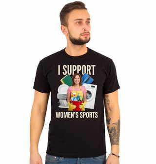 Obrázek 1 produktu Pánské tričko Podporuji Ženské Sporty