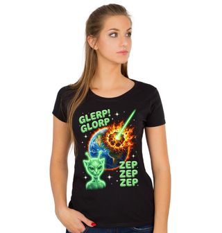 Obrázek 1 produktu Dámské tričko Mimozemšťan Glepr Glorp